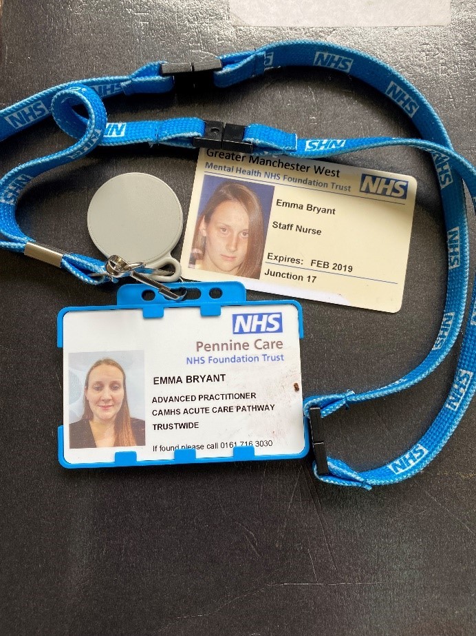 Emma Bryant nurses badges
